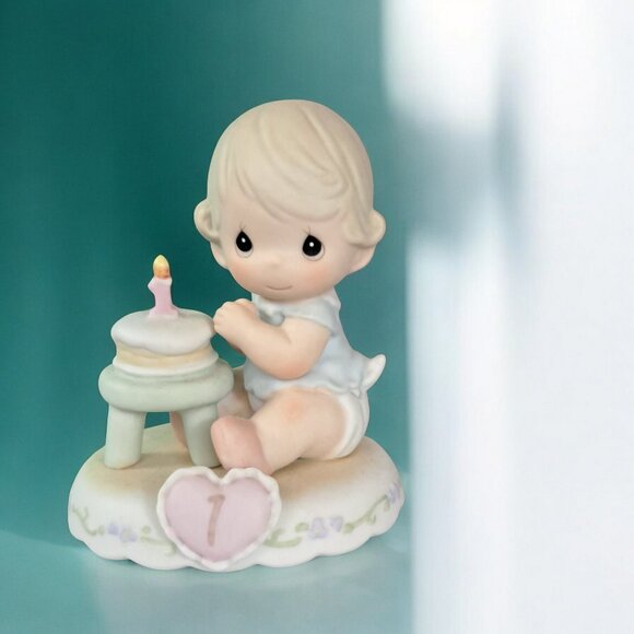 Precious Moments Growing In Grace Age 1 Figurine 1994 #136190 W/Box - Picture 1 of 10